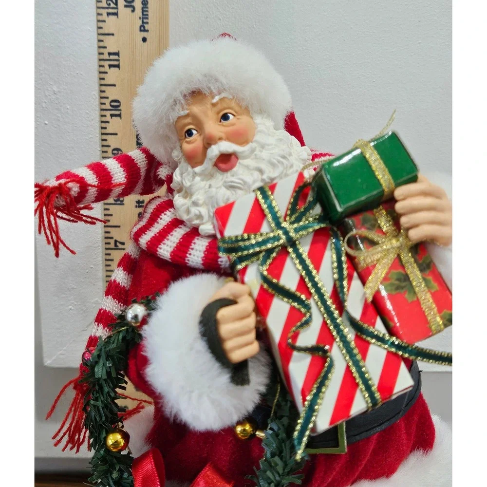 Department 56 Possible Dreams Clothique Shopping Santa Bulldog 2pc Set 4022409